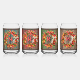 Sudoeste do Chile - Ristra Wreath Can Glass Set