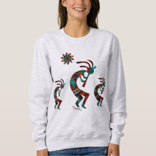 Sudoeste Kokopelli Jogando A Camisa T Fluta