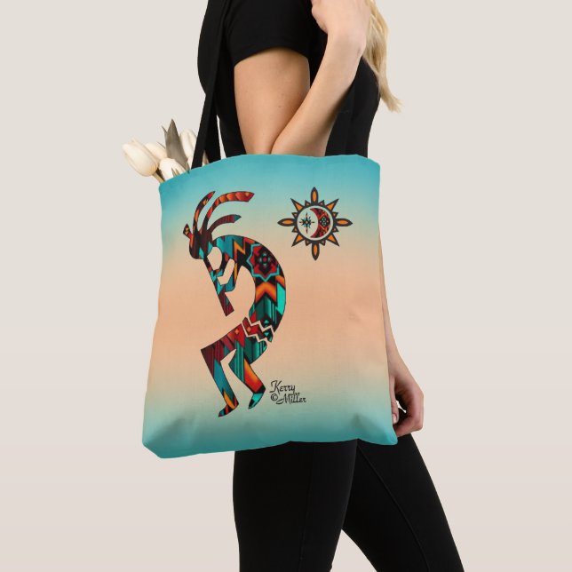 Sudoeste Kokopelli Tote Bag (Close Up)
