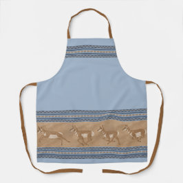 Sudoeste Pronghorn Antelope Blue Border Medium