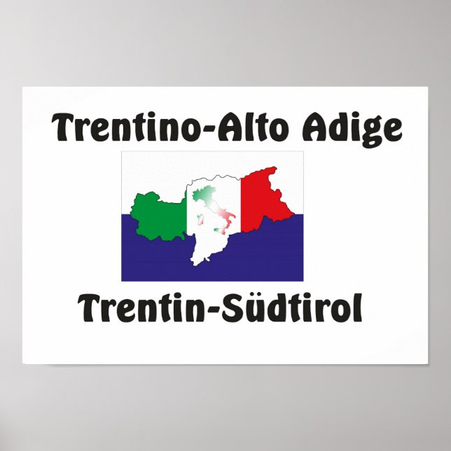 Südtirol – Alto Adige - Italien - Italia Poster (Frente)