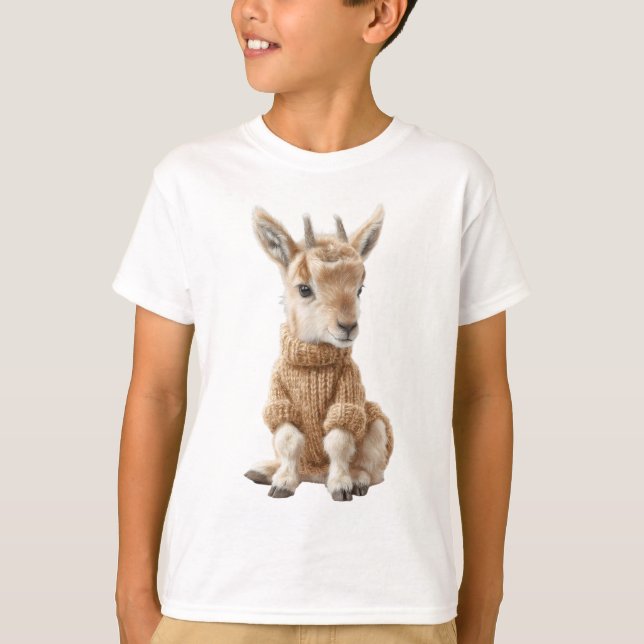 Suéter Aconchegante Bebê Antílope Crianças (Frente)
