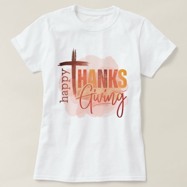 Suéter Aconchegante de Ação de Graças Feliz para O (Frente do Design)