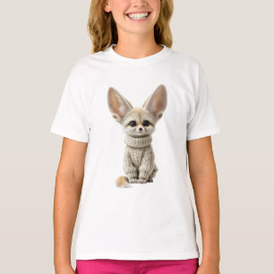 Suéter Aconchegante Raposa Fennec Crianças