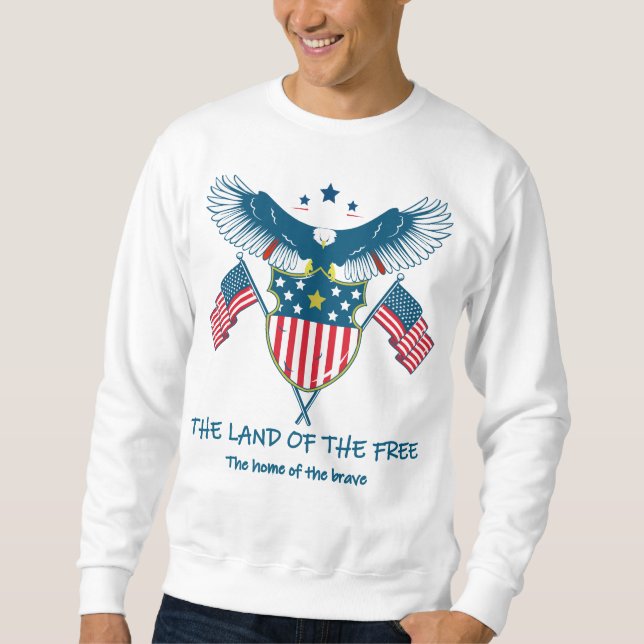 Suéter Águia Terra de Liberdade (Frente)