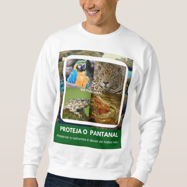 Suéter Básico Masculino Pantanal (Frente)