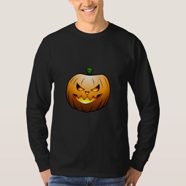 Suéter de Abóbora de Halloween (Frente)