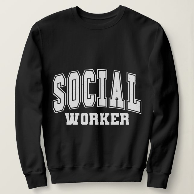 Suéter de Assistente Social (Frente do Design)