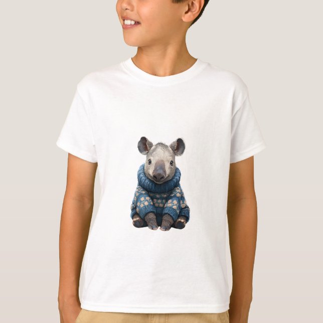 Suéter de Bolinhas Tapir Crianças (Frente)