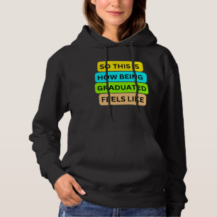 Suéter de capuz preto, T-Shirt SO_NOT_IS_HOW_BEING