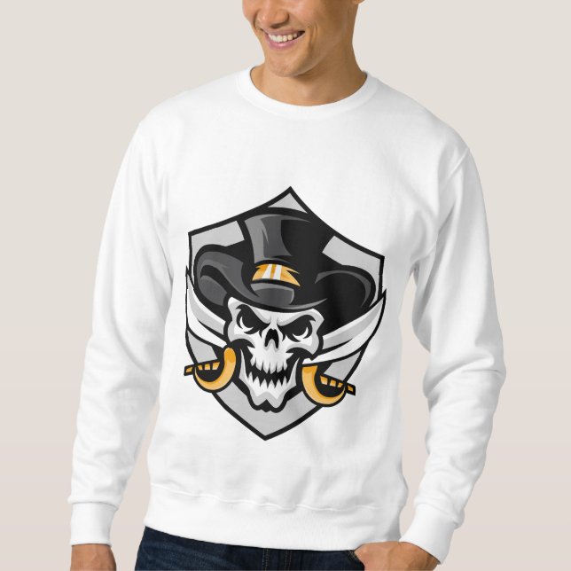 Suéter de Caveira de Cowboy (Frente)
