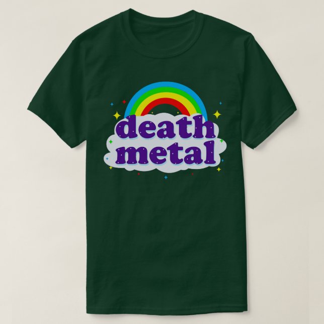 Suéter de Crewneck Metal Death (Frente do Design)