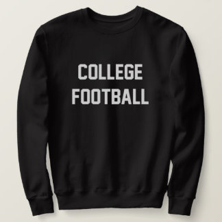 Suéter de futebol universitário