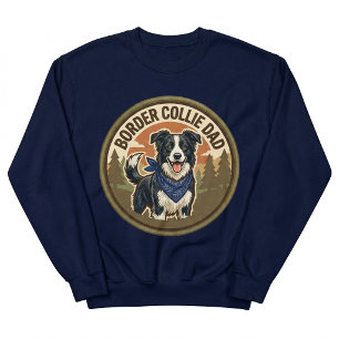 Suéter de Manga Comprida Border Collie Dad Prese
