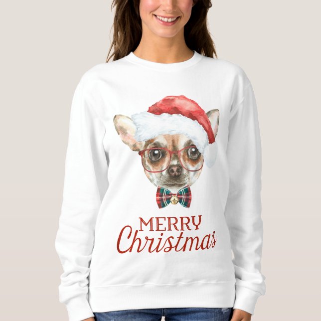 Suéter de Natal de Chihuahua (Frente)