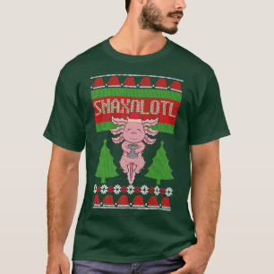 Suéter de Natal Feio Meican Snaolotl Aolotl Holi