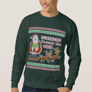 Suéter de Natal Feio   Papais noeis Engraçados Q