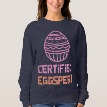 Suéter de Páscoa Eggspert Certificado