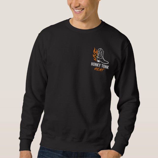 Suéter estilo jersey Honky Tonk Heat (Frente)