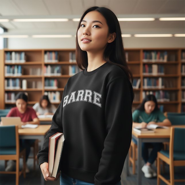 Suéter estilo universidade BARRE América College (Criador carregado)