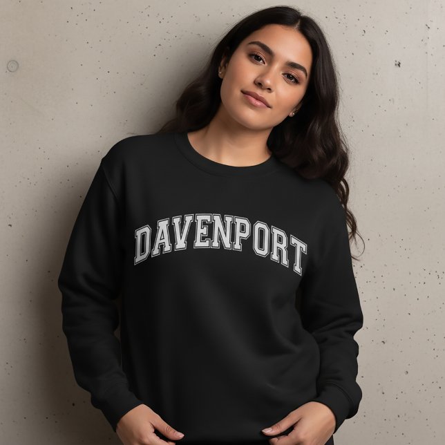 Suéter estilo universidade DAVENPORT América Facul (Criador carregado)