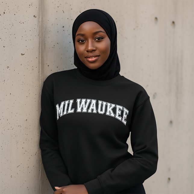 Suéter Estilo Universidade de MILWAUKEE América Fa (Criador carregado)