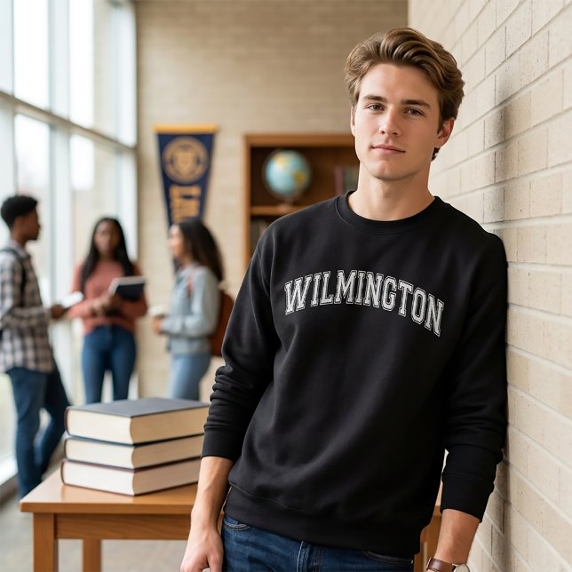 Suéter Estilo Universidade de WILMINGTON College (Criador carregado)