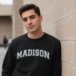 Suéter estilo Universidade MADISON América Faculda