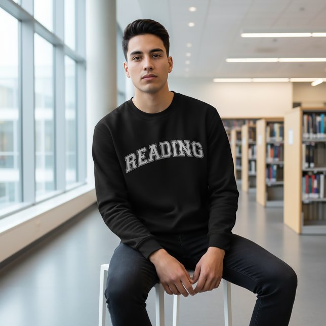 Suéter estilo universidade READING América faculda (Criador carregado)