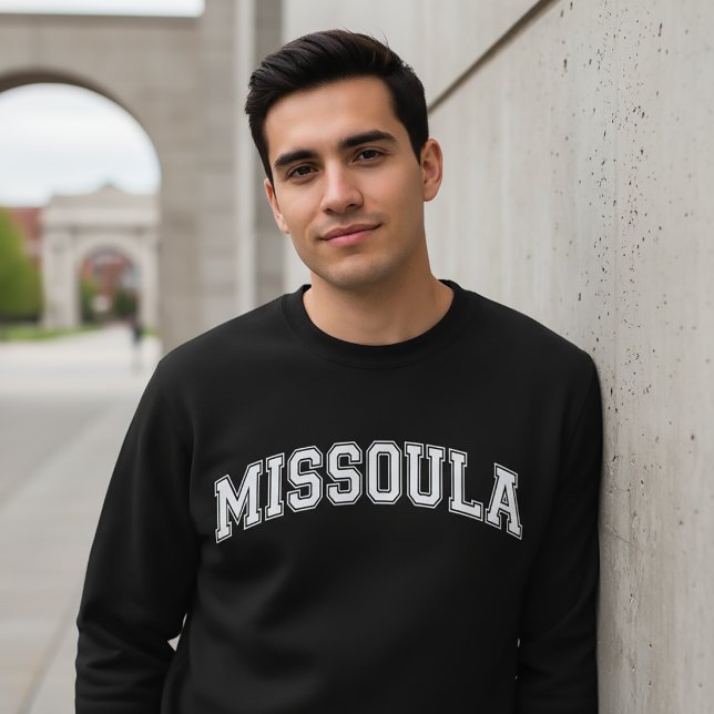 Suéter estilo universitário de MISSOULA América Fa (Criador carregado)