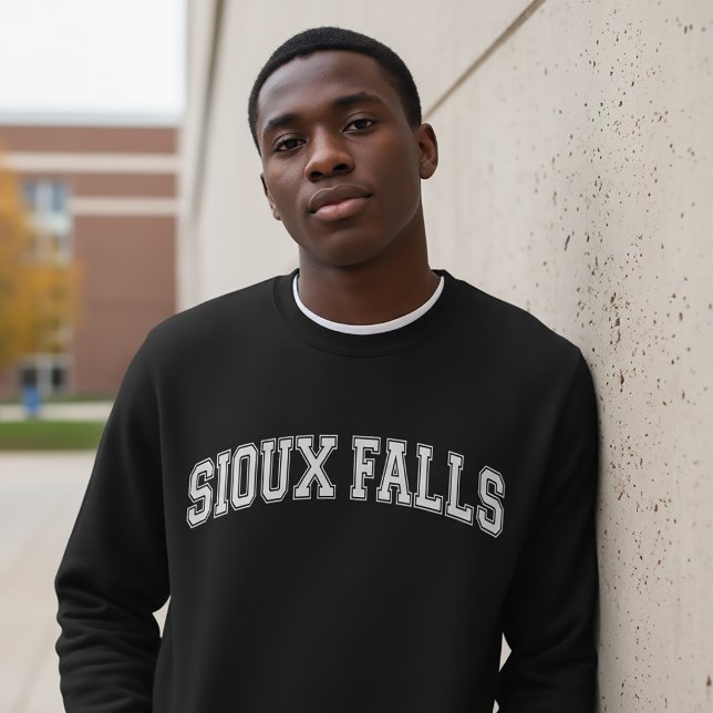 Suéter estilo universitário de SIOUX FALLS (Criador carregado)