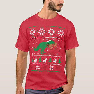Suéter Feio De Natal De Dinossauro Presente Divert
