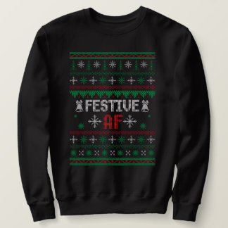 Suéter feio de natal FESTIVE AF