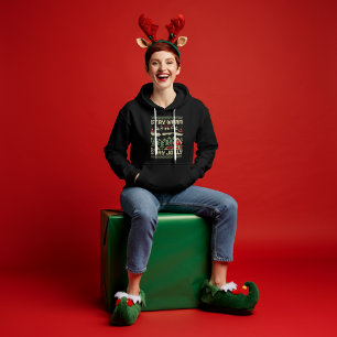 Suéter Feio de Natal Fique Aquecido Fique Alegre