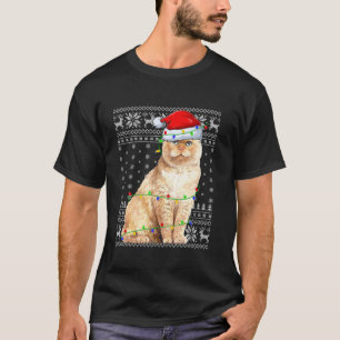 Suéter Feio Luzes Xmas Papais noeis Dobra escocesa