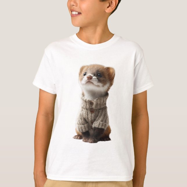 Suéter Ferret Crianças (Frente)