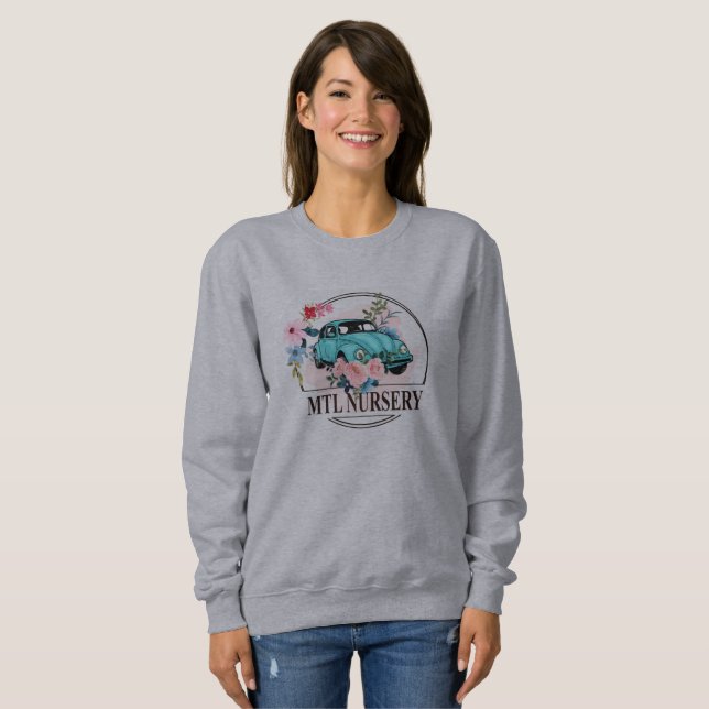 Suéter para mulheres do Crewneck do MTL (Frente Completa)