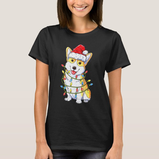 Suéteres Feios de Natal para Corgi (Frente)