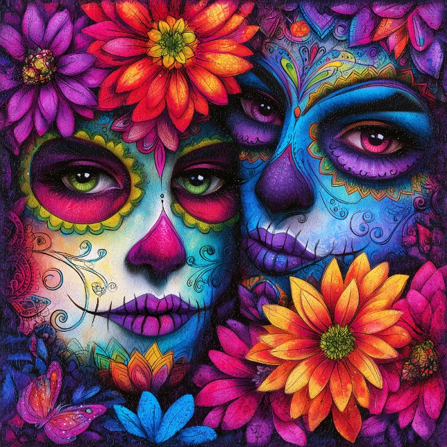 Sugar Skull Girls Day Of The Dead (Criador carregado)