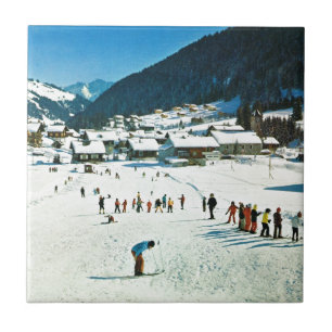Suiça do vintage, Morgins Ecole de esqui