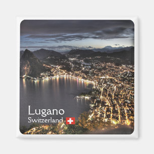 suiça zCH014 LUGANO - Imã de geladeira