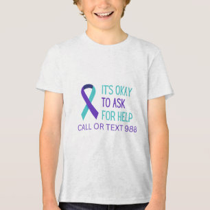 Suicídio Prevenção contra suicídio 988 Camisa Hotl