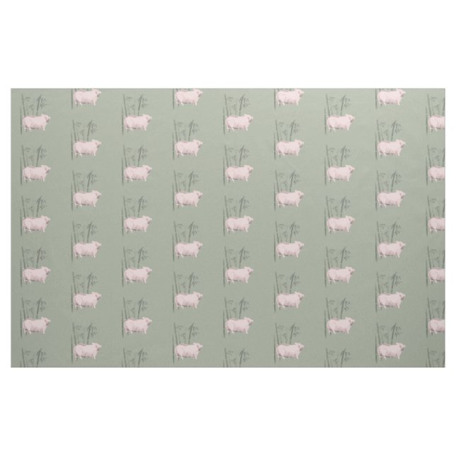 Suíno original e bambu Escolher Tecido de cor 1 (Fat Quarter)