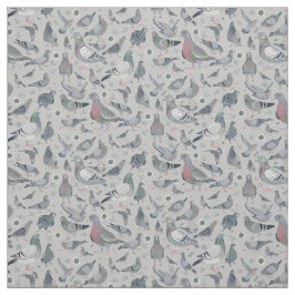 Suínos Aves Animais Novidade | Cortina Tecido