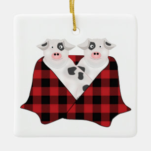 Suínos em ornamento em Aberto