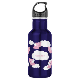 Suínos Voadores Garrafas Gatas Garrafa de Água com