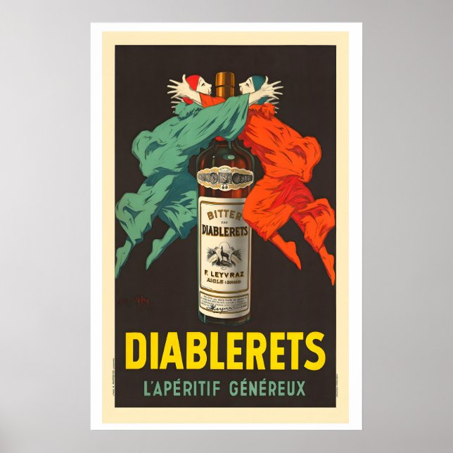 Suisse Aperitif Vintage Food&Drink Poster (Frente)