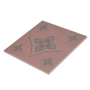 Sujo Grunge Efeito de Perturbação Cerâmica Trivet