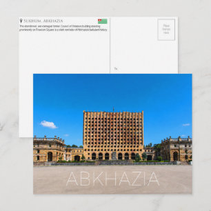 Sukhum, Abkhazia Cartão Postal de Viagem