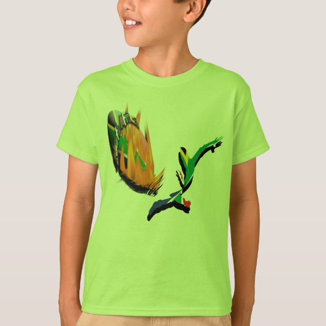 Sul - camisas africanas dos suportes do rugby para (Frente)